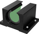 inch open single pillow block