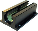 inch open twin pillow block